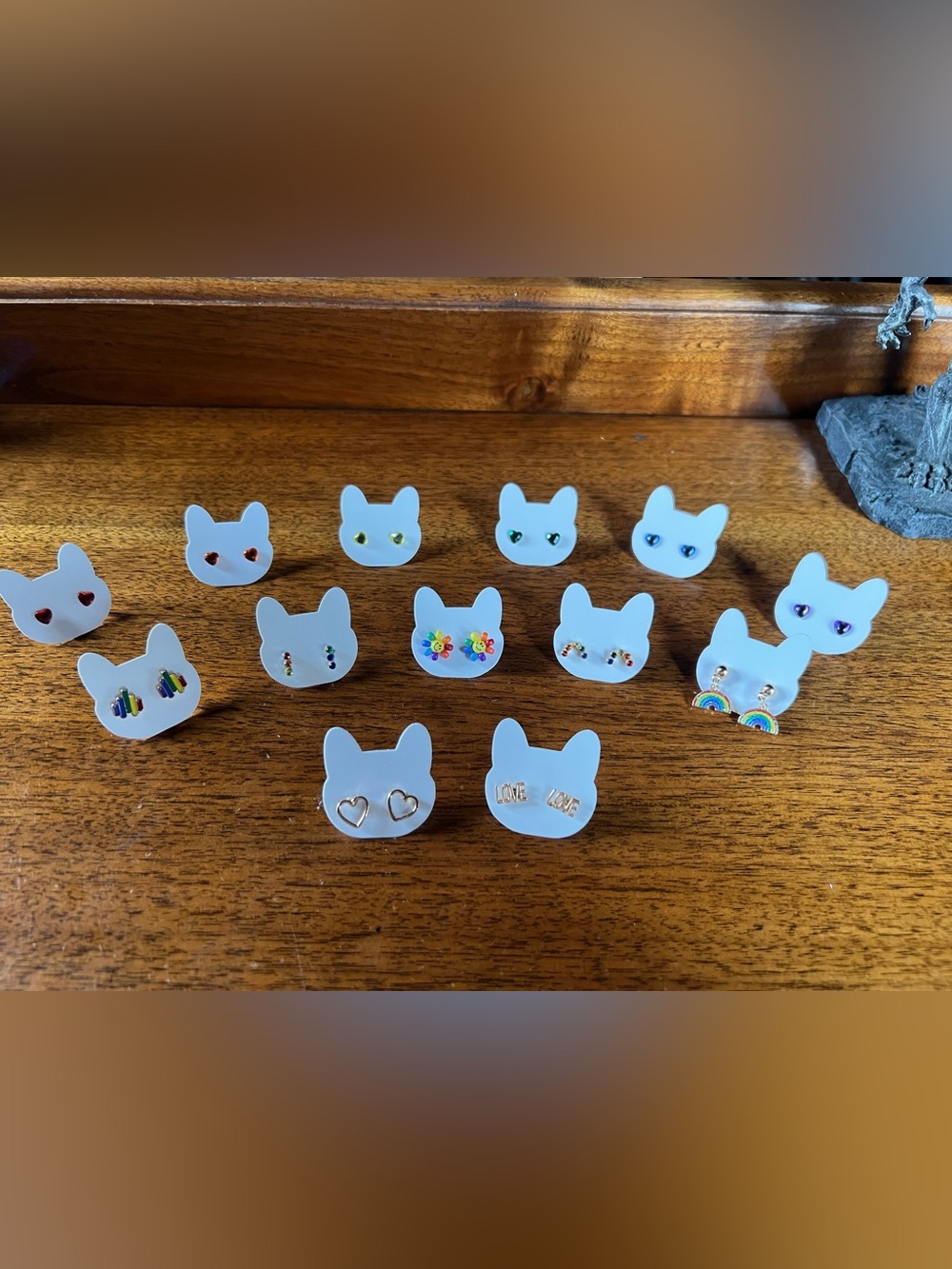13pc Rainbow Earring Bundle Set